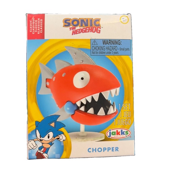 Jakks Pacific Other - Jakks Pacific Sonic the Hedgehog Chopper Fish 2.5" Action Figure Robot Goldfish